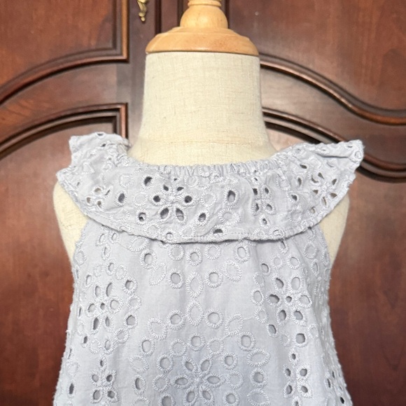 RYLEE + CRU Blue Eyelet Bubble Romper 18-24M VGUC - Picture 3 of 7